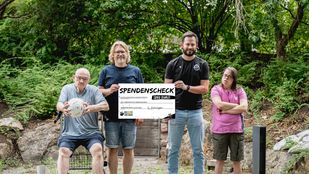 Spendenübergabe an die Lebenshilfe Sandhausen