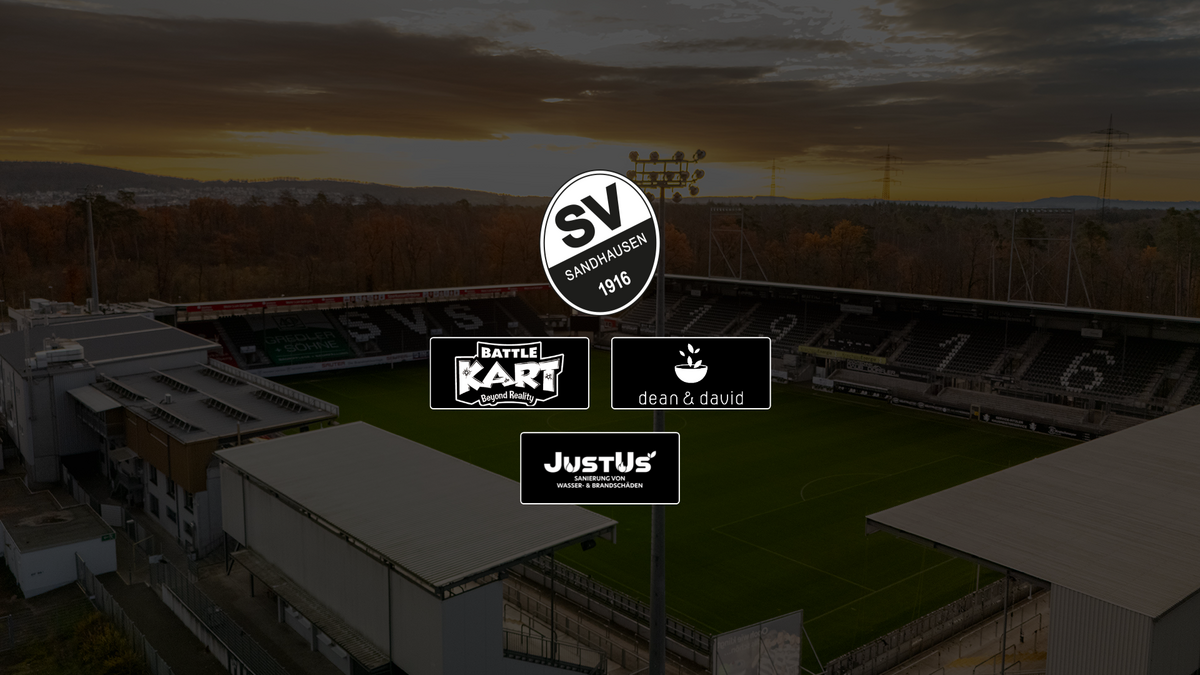 Drei neue 1916-Partner für den SV Sandhausen
